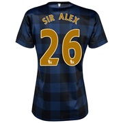 Manchester United Away Shirt 2013/14 - Womens with Sir Alex 26 printing