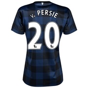 Manchester United Away Shirt 2013/14 - Womens with v.Persie 20 printing