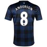 Manchester United Away Shirt 2013/14 with Anderson 8 printing