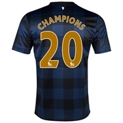 Manchester United Away Shirt 2013/14 with Champions 20 printing