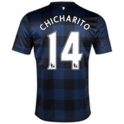 Manchester United Away Shirt 2013/14 with Chicharito 14 printing