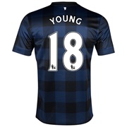 Manchester United Away Shirt 2013/14 with Young 18 printing