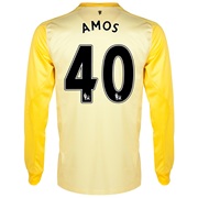Manchester United Change Goalkeeper Shirt 2013/14 - Kids with Amos 40 printing