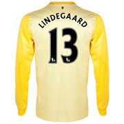 Manchester United Change Goalkeeper Shirt 2013/14 - Kids with Lindegaard 13 printing