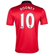 Manchester United Home Shirt 2013/14 - Kids with Rooney 10 printing