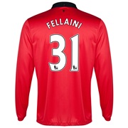 Manchester United Home Shirt 2013/14 - Long Sleeved - Kids with Fellaini 31 printing