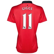 Manchester United Home Shirt 2013/14 - Womens with Giggs 11 printing