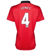 Manchester United Home Shirt 2013/14 - Womens with Jones 4 printing