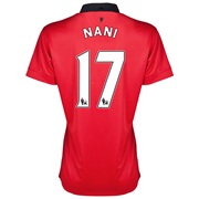 Manchester United Home Shirt 2013/14 - Womens with Nani 17 printing
