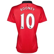 Manchester United Home Shirt 2013/14 - Womens with Rooney 10 printing
