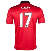 Manchester United Home Shirt 2013/14 with Nani 17 printing