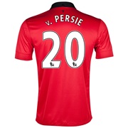 Manchester United Home Shirt 2013/14 with v.Persie 20 printing