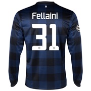 Manchester United UEFA Champions League Away Shirt 2013/14 - Long Sleeved with Fellaini 31 printing