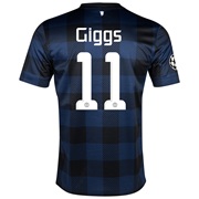 Manchester United UEFA Champions League Away Shirt 2013/14 with Giggs 11 printing