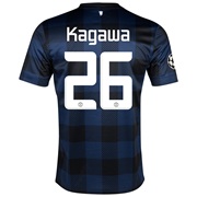 Manchester United UEFA Champions League Away Shirt 2013/14 with Kagawa 26 printing