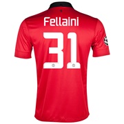 Manchester United UEFA Champions League Home Shirt 2013/14 - Kids with Fellaini 31 printing
