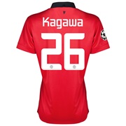 Manchester United UEFA Champions League Home Shirt 2013/14 - Womens with Kagawa 26 printing