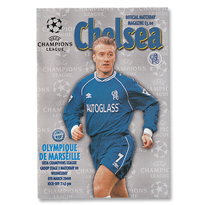 Chelsea vs Olympique Marseille C/L Group 2 Match at Stamford Bridge - 8th March 2000