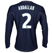 Olympique De Marseille Away Shirt LS 2013/14 - Mens Lt Blue with Abdallah 2 printing