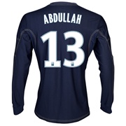 Olympique De Marseille Away Shirt LS 2013/14 - Mens Lt Blue with Abdullah 13 printing