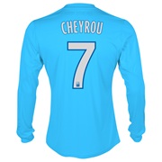 Olympique De Marseille Third Shirt LS 2013/14 - Mens Blue with Cheyrou 7 printing