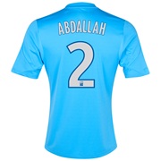 Olympique De Marseille Third Shirt SS 2013/14 - Mens Blue with Abdallah 2 printing