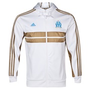 Olympique de Marseille Anthem Jacket - Mens White