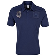 Olympique de Marseille Authentic Polo - Mens Lt Blue