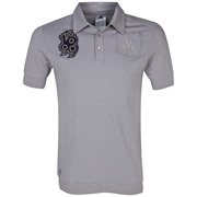 Olympique de Marseille Authentic Polo - Mens Silver