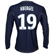 Olympique de Marseille Away Shirt LS 2013/14 - Mens Lt Blue with Abergel 19 printing