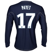 Olympique de Marseille Away Shirt LS 2013/14 - Mens Lt Blue with Payet 17 printing