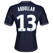 Olympique de Marseille Away Shirt SS 2013/14 - Kids Lt Blue with Abdullah 13 printing