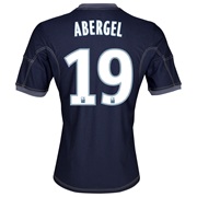 Olympique de Marseille Away Shirt SS 2013/14 - Kids Lt Blue with Abergel 19 printing