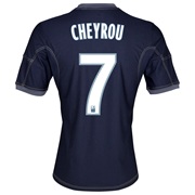 Olympique de Marseille Away Shirt SS 2013/14 - Kids Lt Blue with Cheyrou 7 printing