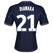 Olympique de Marseille Away Shirt SS 2013/14 - Kids Lt Blue with Diawara 21 printing