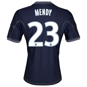 Olympique de Marseille Away Shirt SS 2013/14 - Kids Lt Blue with Mendy 23 printing