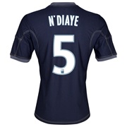 Olympique de Marseille Away Shirt SS 2013/14 - Kids Lt Blue with N'Diaye 5 printing