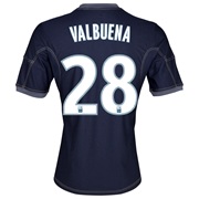 Olympique de Marseille Away Shirt SS 2013/14 - Kids Lt Blue with Valbuena 28 printing