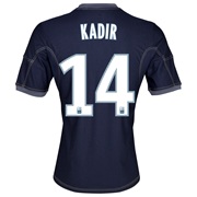 Olympique de Marseille Away Shirt SS 2013/14 - Mens Lt Blue with Kadir 14 printing