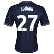Olympique de Marseille Away Shirt SS 2013/14 - Mens Lt Blue with Sougou 27 printing