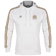 Olympique de Marseille Core Hoodie - Mens White