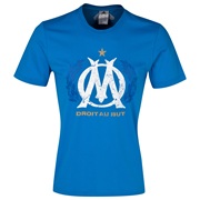 Olympique de Marseille Core T-Shirt - Mens Blue