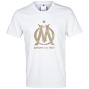 Olympique de Marseille Core T-Shirt - Mens White