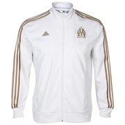 Olympique de Marseille Core Track Top - Mens White