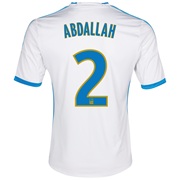 Olympique de Marseille Home Shirt SS 2013/14 - Kids White with Abdallah 2 printing
