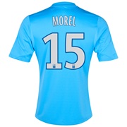 Olympique de Marseille Third Shirt 2013/14 - Kids Blue with Morel 15 printing