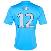 Olympique de Marseille Third Shirt 2013/14 - Kids Blue with Osei 12 printing