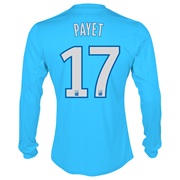 Olympique de Marseille Third Shirt LS 2013/14 - Mens Blue with Payet 17 printing