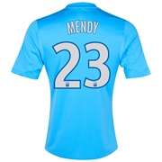 Olympique de Marseille Third Shirt SS 2013/14 - Mens Blue with Mendy 23 printing
