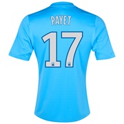 Olympique de Marseille Third Shirt SS 2013/14 - Mens Blue with Payet 17 printing